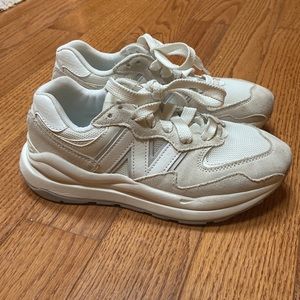 New Balance Suede 57/40 Sneakers SEA SALT/WHITE